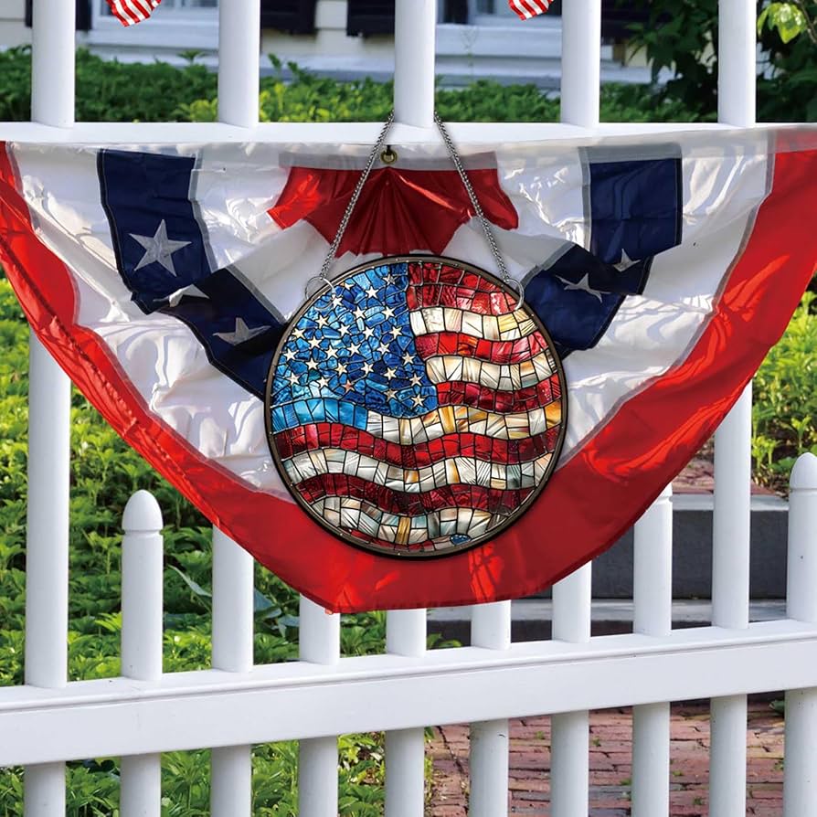 フランク・ロイド・ライト 激レア ヴィンテージ ステンドグラス アメリカの国旗 フランク・ロイド・ライト 激レア ヴィンテージ ステンドグラス